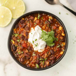 Crock Pot Black Bean Cilantro Soup