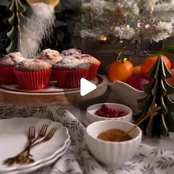 Cranberry, Cinnamon And Orange Muffins