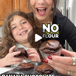 Double Chocolate Banana Muffins