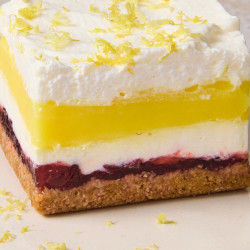 No-bake Lemon Cranberry Delight