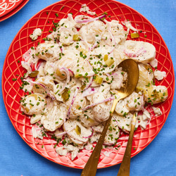 Pickle Potato Salad | Slimming &amp; Weight Watchers Friendly