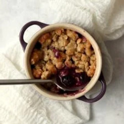 Single Serve Blueberry Crisp (small Batch)