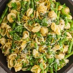 Lemon Herb Pasta Salad With Green Beans