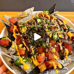 Crispy Seaweed Poke Nachos (microwave Gimbugak)