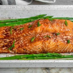 Soy Sauce Marinated Salmon