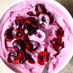 Vanilla Cherry Nice Cream