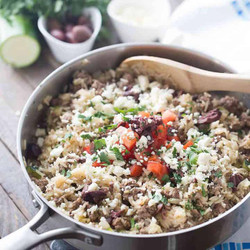 Easy Greek Gyro Skillet