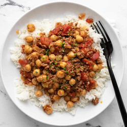 Beef And Tomato Rice Bowl