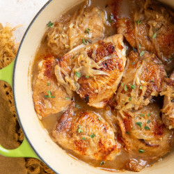 Caramelized Onion Dutch Oven Chicken