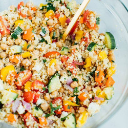 Quinoa Chickpea Salad