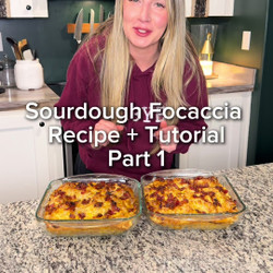 Smoked Gouda &amp; Maple Bacon Focaccia