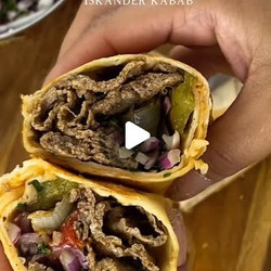 Turkish-style Doner Sandwich