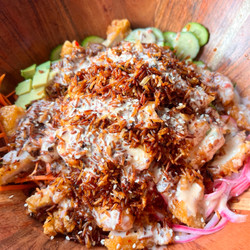 Bang Bang Chicken Crispy Rice Salad