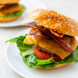 Frozen Burgers On A Blackstone