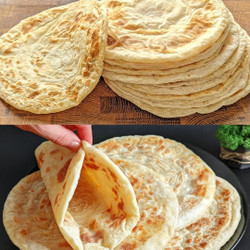 Flaky Butter Flatbread
