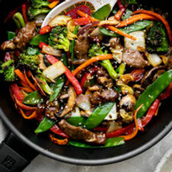 Heavy-on-the-veggies Beef And Vegetable Stir Fry