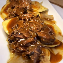 Beef and Pierogi Casserole