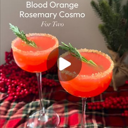 Blood Orange Rosemary Cosmos