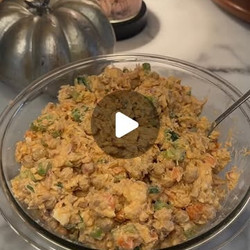 Buffalo Chicken Dense Bean Salad
