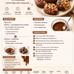Chocolate Cookie Dipping Shell (Sets Firm, Not Ganache)