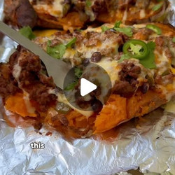 60g Protein Loaded Sweet Potatoes