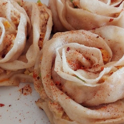 Jiaozi En Forme De Rose