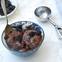 Copycat Chocolate Fudge Brownie Nice Cream