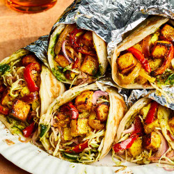 Masala Paneer Kathi Rolls