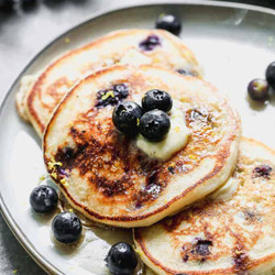 Lemon Blueberry Pancakes