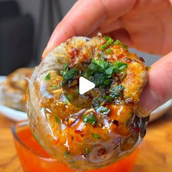 Crispy Spiral Ricepaper Dumplings (gluten Free)