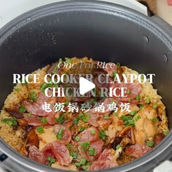 Claypot Chicken Rice In A Rice Cooker