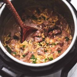 Instant Pot Beef Stroganoff Recipe