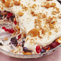 Lush Vanilla Berry Pudding