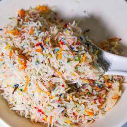 Nasi Hujan Panas | Malaysian Rainbow Rice