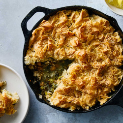Chickpea, Spinach and Feta Pie
