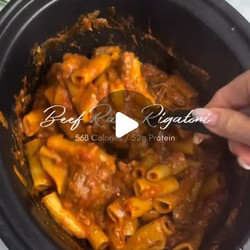Beef Ragu Rigatoni