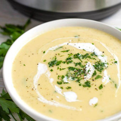 Instant Pot Potato Leek Soup