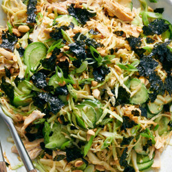 Chicken Salad Slaw With Peanuts And Nori