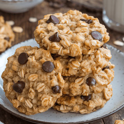 Healthy Oatmeal Protein Cookies