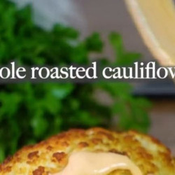 Whole Roasted Cauliflower