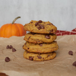 Sourdough Pumpkin Chocolate Chip Cookies