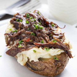 Pot Roast Twice Baked Potato