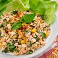Tofu &amp; Corn Laab (Vegan)