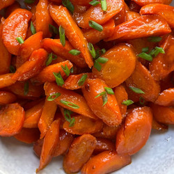 Hot Honey Roasted Carrots