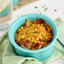 Make-ahead Cheesy Hash Brown Cups With Bacon And Chives