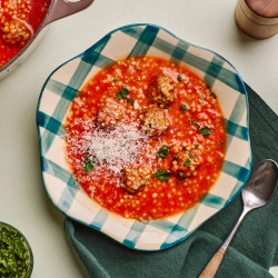 Mini Meatball And Pastina Soup