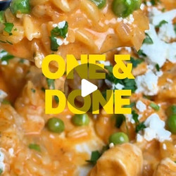 Creamy Paprika &amp; Lemon Chicken Orzo