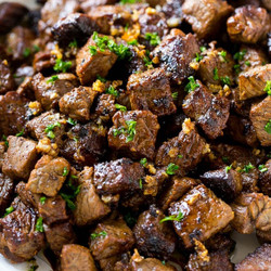 Steak Bites With Garlic Butter