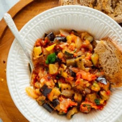 Ratatouille (using roasted vegs)