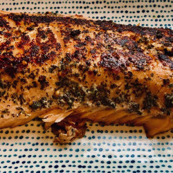 Quick And Simple Grilled Salmon With Rub